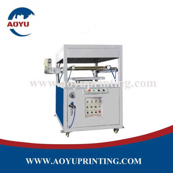 Automatic T shirt printing machine.